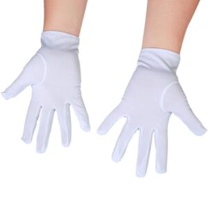 White Gloves Costume - Washable and Reusable Gloves