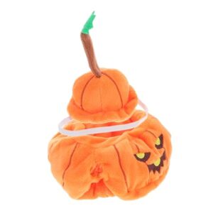 Toyvian 1 Set Doll Clothes The Outfit Apparel Birthday Decoration for Girl Halloween Dolls Costumes Adorable Clothes Doll Simple Cap Halloween Doll Hat Dolls Costume Orange Polyeste