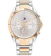 Tommy Hilfiger Women's 40mm Quartz Watch - Blush Sunray Dial, Stainless Steel Mesh Bracelet - 178...