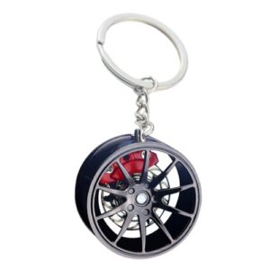 Wheel Hub Keychain | Wheel Rim Keyring