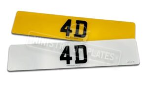 PREMIUM 4D Number Plates - 100% UK MOT Compliant/Road Legal - Customised Registratio