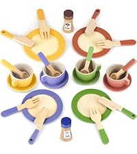 wooden play kitchen accessories