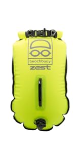 swim buoy open water, open water swim float, float swimming, dry bag float, dry bag for swimming