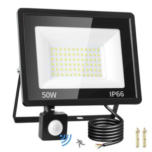 AUXHCYL 50W Security Lights Outdoor Motion Sensor
