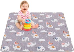 Large Baby Play Mat for Playpen 127x127 cm