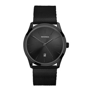 Sekonda Men's Malmo 42mm Quartz Watch with Analogue Display Date Window and Stainless Steel Bracelet 50M Water Resistance