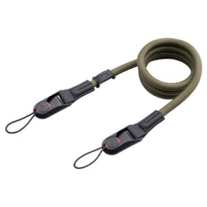 VKO Camera Strap Quick Release Camera Straps for Man Woman Photographers Adjustable Climbing Rope Camera Neck Shoulder Crossbody Strap for SLR DSLR Digital Mirrorless Camera(Green)
