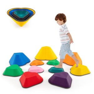 COSTWAY 11-Piece Kids Stepping Stones