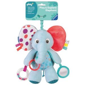 Ravensburger Play+ Explore & Play Elephant - Baby Toys 0 Months Up - Sensory New Born Gif