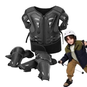 Foeirp Kids Motorbike Gear Sets | Motorcycle Kid Suit | Kids Bikes Accessories | Multipurpose Stylish Breathable Safety Protective Body Armors for Kids Girls and Boys Ages 5 to 12