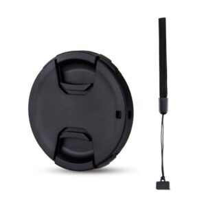 JJC 62mm Lens Cap Snap-on Front Camera Lens Cover with Lens Cap Keeper for Sony FE 90mm f2.8 E 10-18mm f4 for Nikon Z DX 50-250mm f4.5-6.3 Z 35mm f1.8 and Other Lenses with 62mm Filter Thread