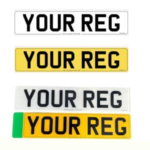 Printed Number Plate - Front/Rear/Pair Number Plates Road Legal/MOT Compliant Car Number Plates-Registration Plates For Cars