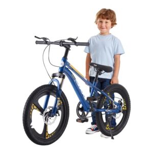 LSBIKE 20 Inch Kids Bike Kids Mountain Bike for Boys and Girls Junior Mountain Bikes Children Bicycle with Shock Absorber 12.25-Inch Frame Dual Disc Brake 6-14 Years Old