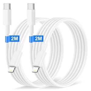 USB C to Lightning Cable 2M 2Pack[Apple MFi Certified]