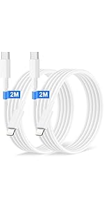 USB C to Lightning Cable 2M 2Pack[Apple MFi Certified], Original Fast iPhone Charger Cable Fast C...
