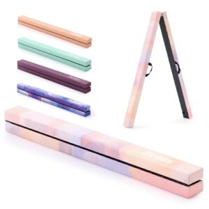 ZELUS 7 ft. 210cm Foldable Gymnastics Balance Beam