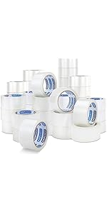 Rapesco 1744 Business Pack: 48 Strong Packing Tape Rolls, 50mm x 60m, Clear