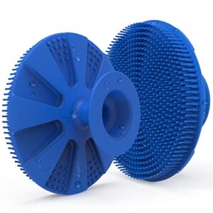 BEAUTAIL Silicone Body Scrubber Shower Bath Cleansing Brush Gentle Exfoliating Scrub Loofah for Women Men Baby Sensitive Skin