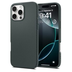 Spigen Liquid Air Case Compatible with iPhone 16 Pro - Abyss Gree