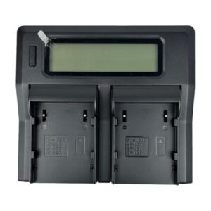 Dual LCD Camera Battery Quick Charger for BP-A30 BP-A60 BP-A90 Battery