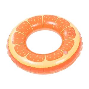Alasum Orange Swim Ring Inflatable Pool Summer Swimming Accessory Pool Float Ring Pool Floats Fruit Swim Rings Floating Swimming Ring Children’s Toys Swimming Pool Swimming Ring Pvc