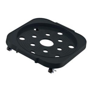 Sharplace Movable Propane Cylinder Base Propane Gas Cylinder Stand with Wheels Propane Bottle Stand Multi Purpose Plant Caddy for Household Buckets Flower Pots