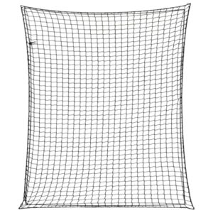 idaXL Trailer Net with Elastic Rope - Black Polypropylene Cargo Mesh for Trucks
