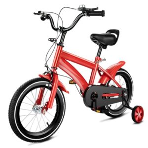 KumuJ 14 Inch Children's Bicycle with Stabilisers Bicycle