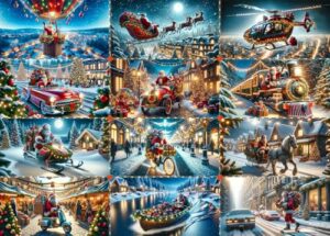 Busy Santa Claus Christmas Jigsaw Puzzles for Adults 1000 Christmas Jigsaws 1000 Pieces for Adults