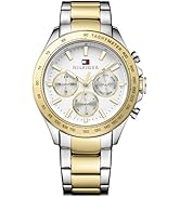 Tommy Hilfiger Analogue Multifunction Quartz Watch for Men with Silicone, Stainless Steel or Leat...