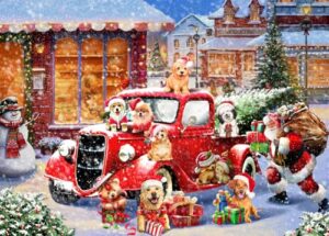 Happy Christmas Jigsaw Puzzles for Adults 1000 Christmas Jigsaws 1000 Pieces for Adults