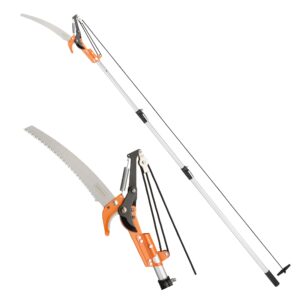 VonHaus Telescopic Tree Pruner & Lopper 2 in 1 – Long Reach 3.3m Cutter
