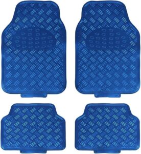EVOKK Heavy Duty 5kg Rubber Car Mats - Non-Slip Deep Dish Floor Mats for Cars