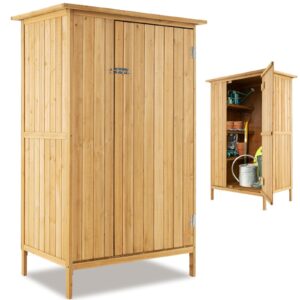 TANGZON 5×3 FT Wooden Garden Shed
