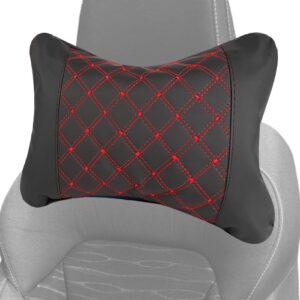 Coiroaoz Car Neck Pillow - Softness Car Headrest Pillow | Car Neck Pillows Headrest Fit For Most Cars Filled Fiber Headrests Pillow For Home And Chai