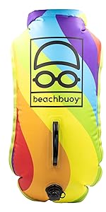 dry bag tow float, wild swimming float, tow float swimming, tow boy, swim tow float dry bag