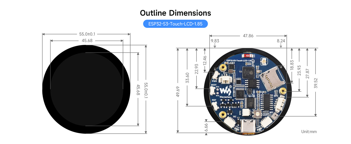 ESP32-S3-LCD-1.85