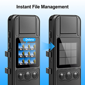 body cameras with audio and video recording