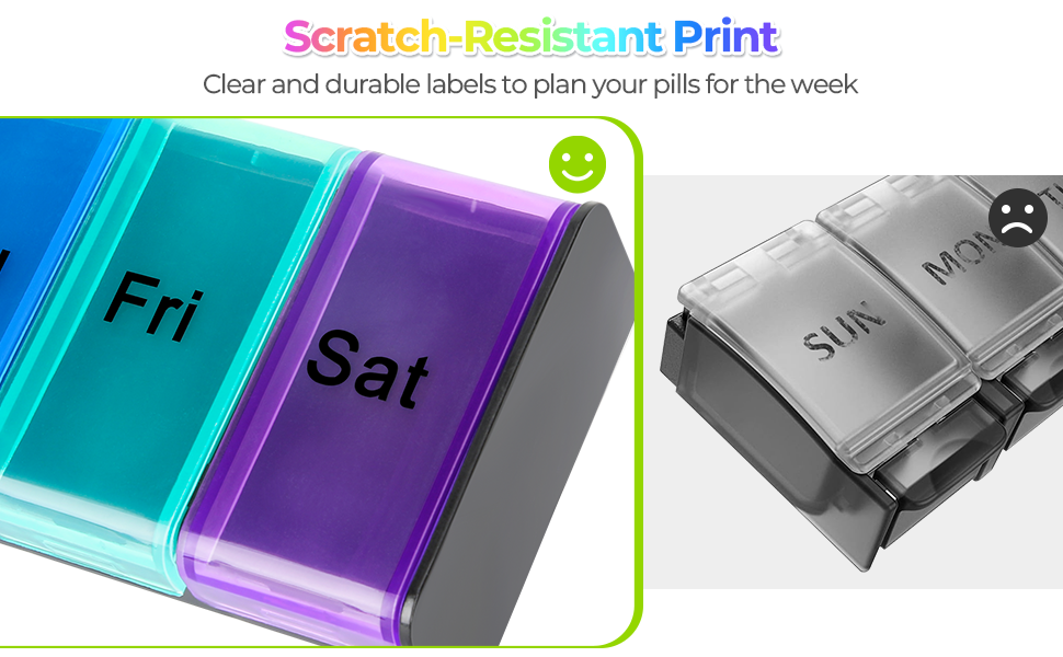 7 day pill box