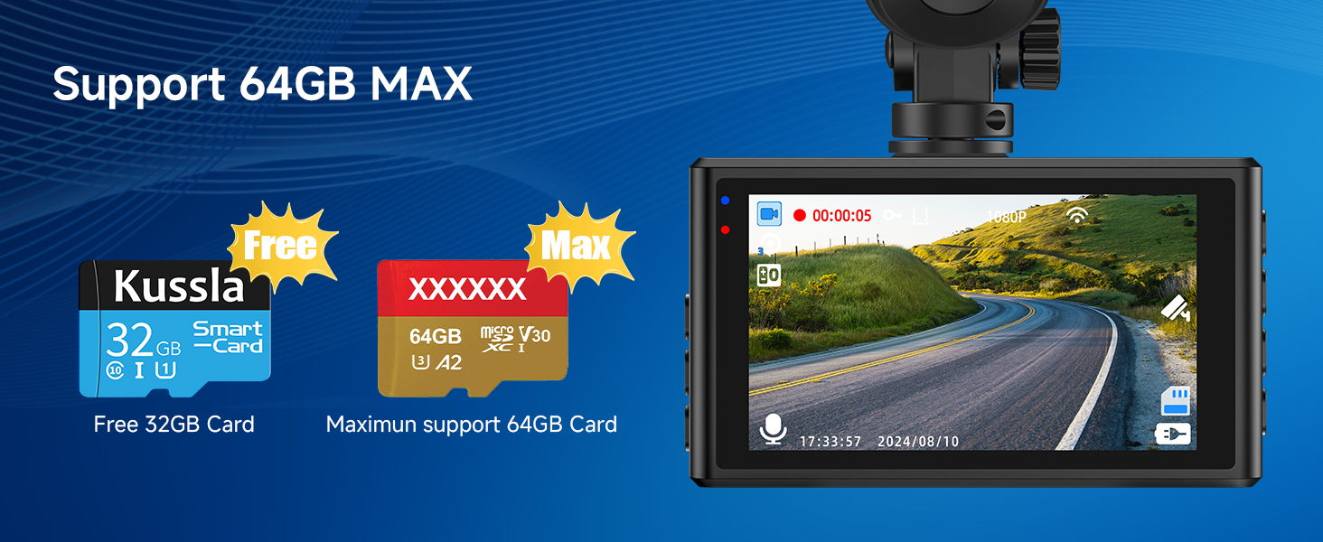 wifi dash cams for cars dash cam front wifi dash camera loop recording G-sensor parking mode