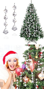 15PCS Christmas Tree Hanging Ornaments