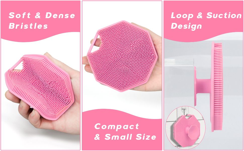 silicone body scrubber