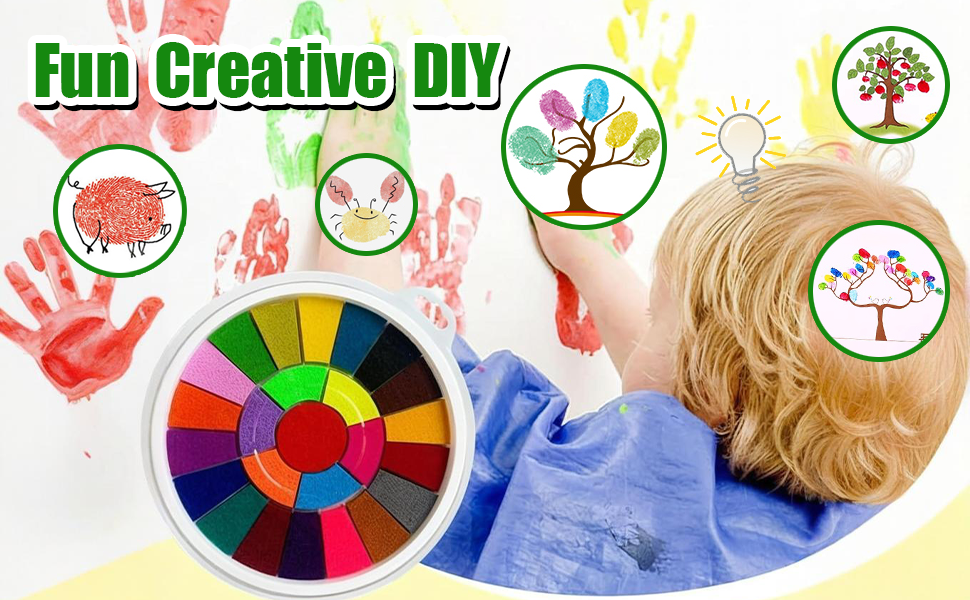 kiddospace finger painting kit