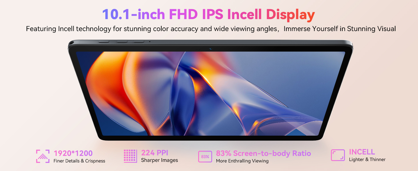 10.1-inch FHD IPS Incell Display