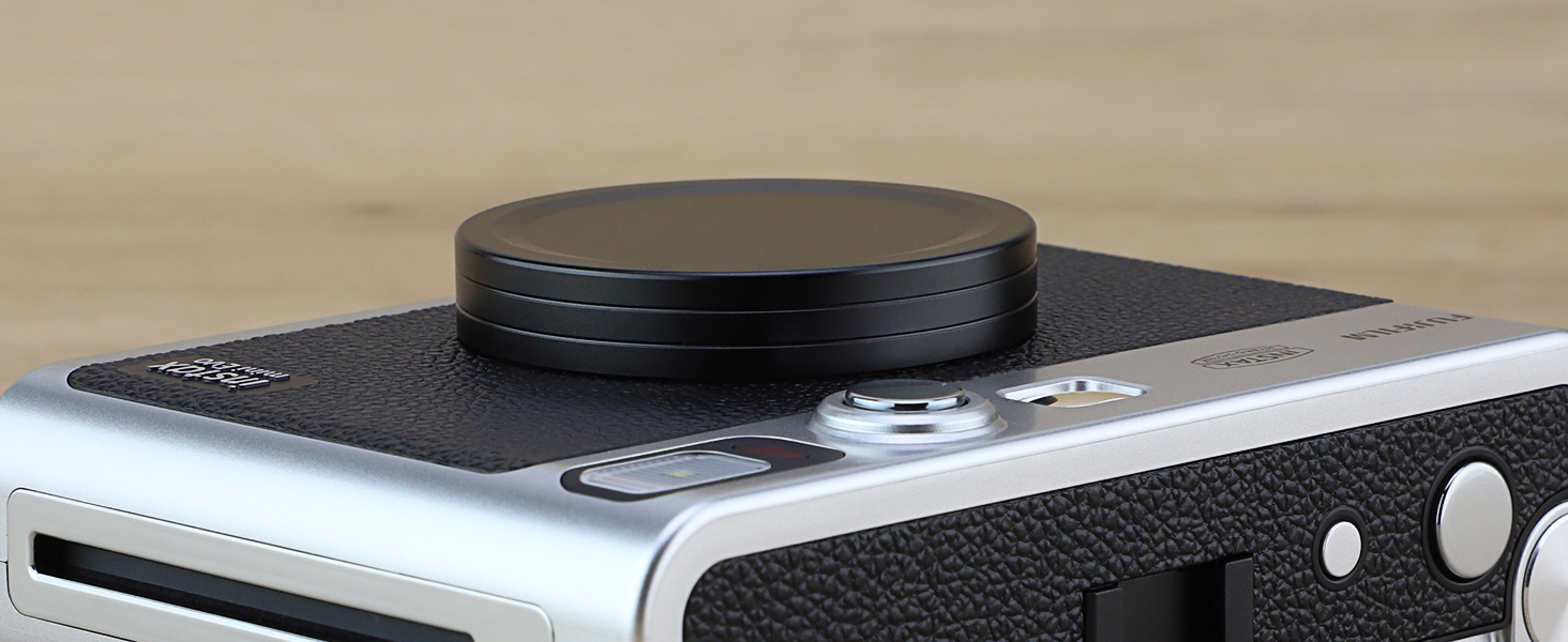 Metal Lens Cap for Fuji Instax Mini Evo Camera Accessories Lens Cover,Black Haoge