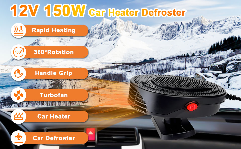 Functional description of the Portable Car Heater Defroster