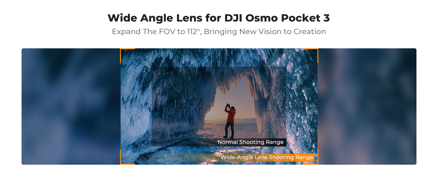 osmo pocket widescreen effect lens filter