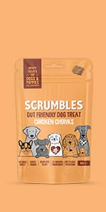 Scrumbles Meaty Treats for Dogs Chicken Chonks