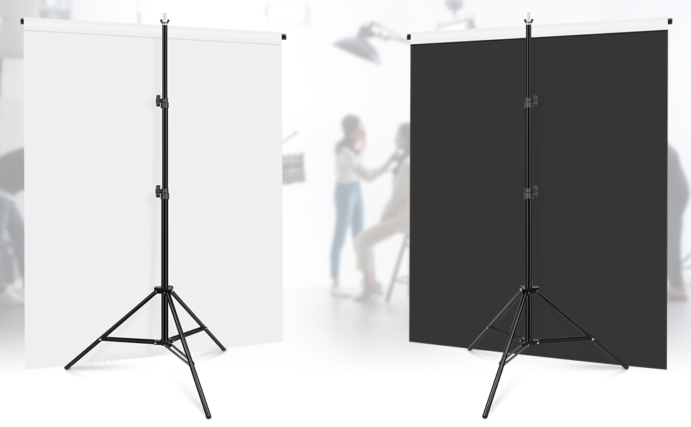 White Screen Backdrop Stand Kit