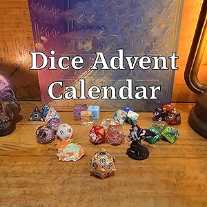 Christmas Countdown Calendar With Dice